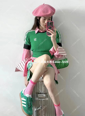 adidas三叶草正品ADICOLOR 70S 女子运动短袖T恤IK7845/7844/7846