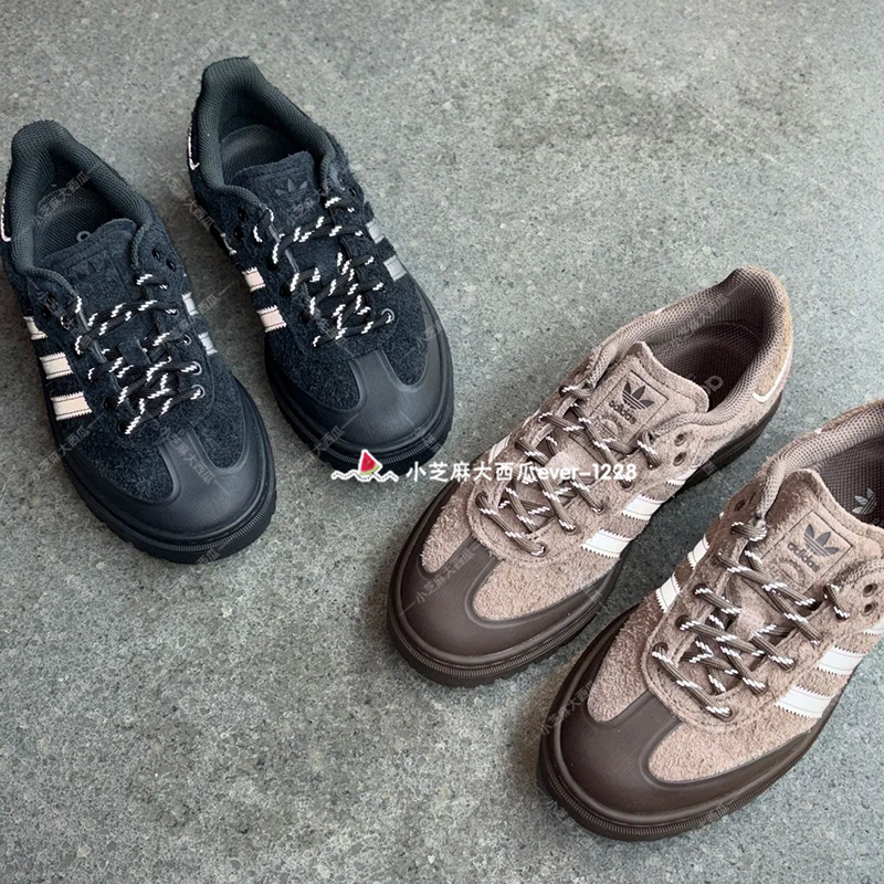 adidas三叶草反光细节运动鞋