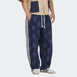 adidas三叶草CLOT陈冠希联名LKAT提花面料百搭运动休闲长裤KE7067