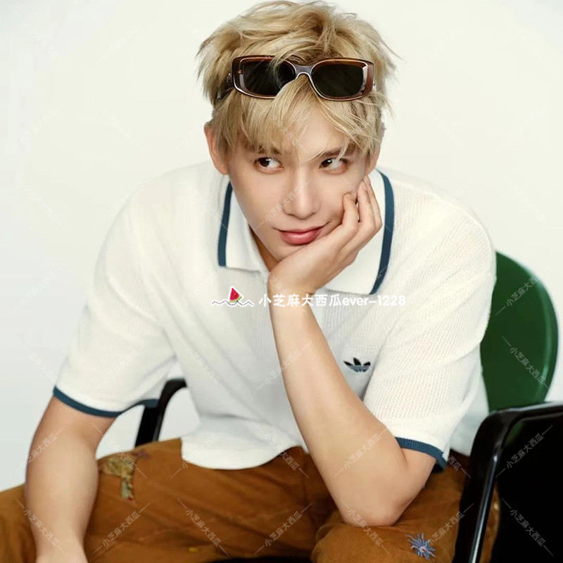 adidas三叶草王安宇同款撞色针织运动短袖翻领衬衫polo衫KC3526,运动服/休闲服装,运动POLO衫,淘宝优惠券,粉丝福利购,淘宝优惠卷