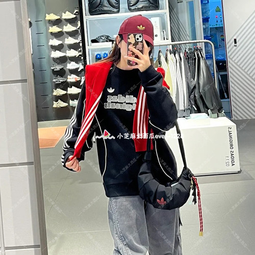 adidas三叶草街头篮球风卫衣