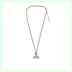 言逊Dangerouspeople薛之谦dsp木偶纸袋人镀银潮流同款项链4