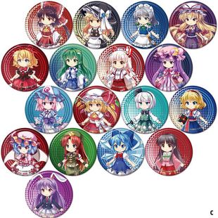 东方LostWord周边吧唧cos二次元动漫手游胸牌挂件徽章勋章胸章C款