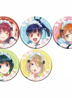 女神的咖啡厅动漫吧唧徽章二次元周边现货可新番漫画Familia