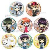 全8款 银魂徽章 坂田银时冲田总悟神乐动漫周边胸章