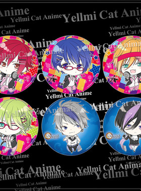 MARGINAL#4徽章 动漫周边胸章挂件虚拟偶像Q版吧唧6款/B