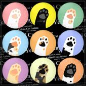 可爱猫咪肉垫 动漫徽章胸章吧唧