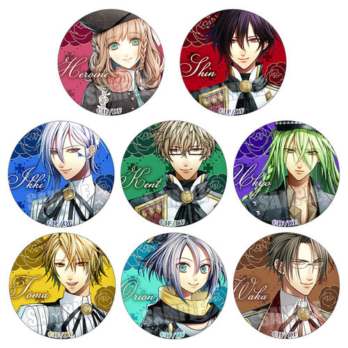 失忆症徽章 AMNESIA 精灵情缘动漫游戏胸章挂件随身镜8款吧唧/A