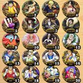 海贼王OP草帽路飞索隆艾斯罗宾COS动漫周边挂件胸章徽章胸针D 款