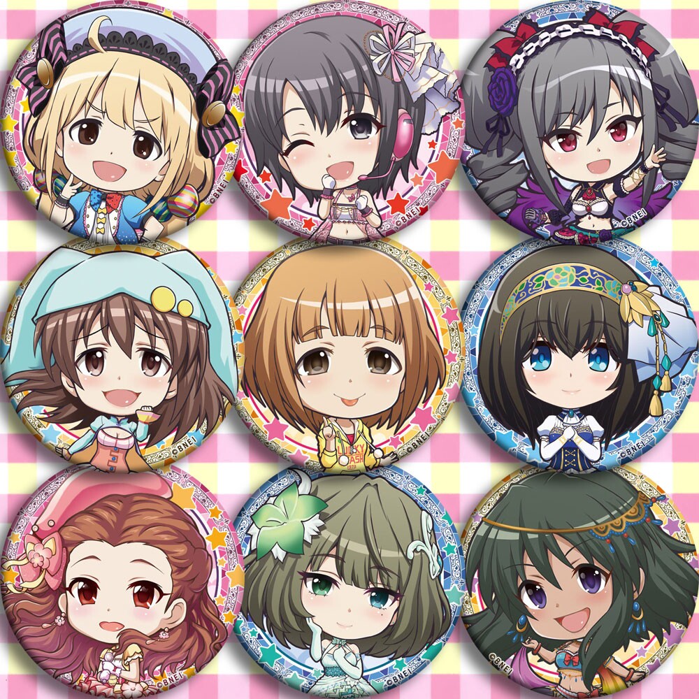 偶像大师灰姑娘女孩 动漫胸章徽章58mm 二次元周边吧唧定制双叶杏