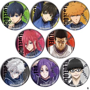 蓝色监狱周边徽章BLUE LOCK胸章洁世一镭射吧唧勋章挂件日本动漫G