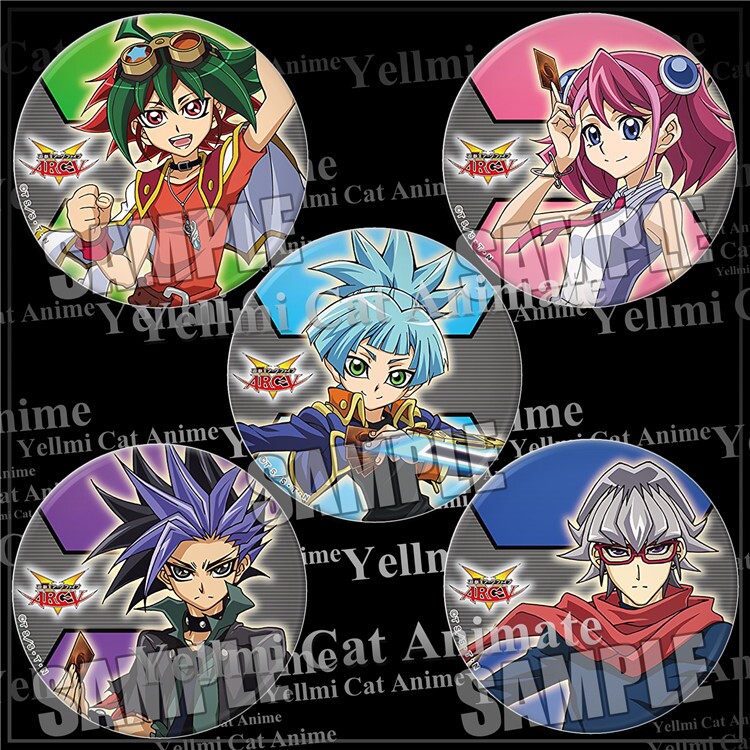 游戏王arc-v徽章吧唧动漫周边胸章挂件镜子榊游矢游斗 现货c