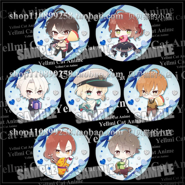 冷然之天秤帝都幻惑绮谭吧唧尾崎隼人星川翡翠q版徽章 挂件镜子c