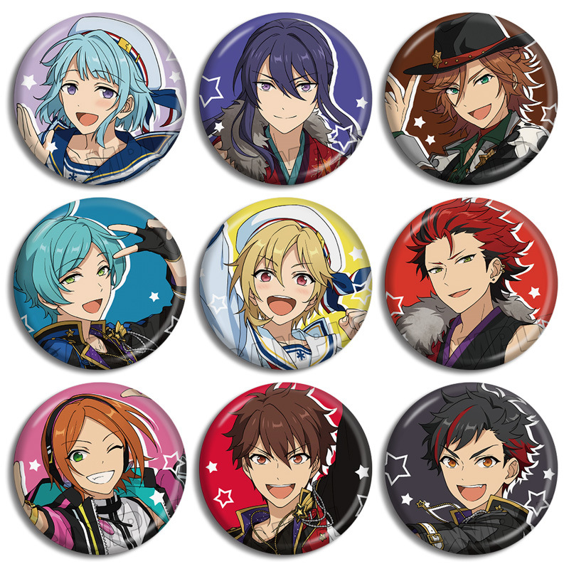 偶像梦幻祭2 Rabits 红月 三毛缟斑全员周边动漫游戏徽章吧唧现货