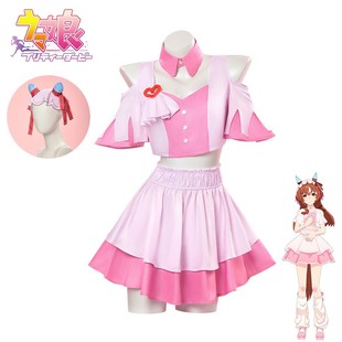 赛马娘cos服4.5周年通用打歌服粉色黑色款爱如往昔二次元游戏服装