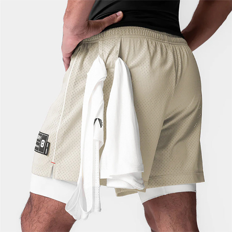 ASRV美式运动短裤男士速干双层网眼宽松训练跑步深蹲健身裤假二件,运动服/休闲服装,运动中长裤／短裤,淘宝优惠券,粉丝福利购,淘宝优惠卷