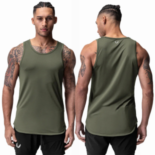 薄款 夏季 速干弹力篮球服冰丝透气跑步健身 运动背心男无袖 ASRV美式