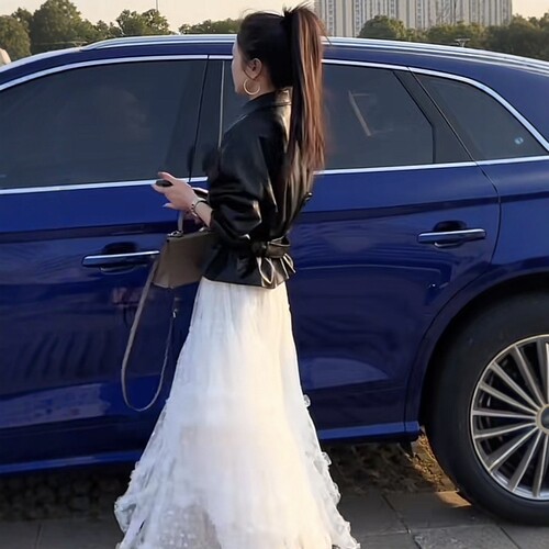 小众设计感皮衣外套女202