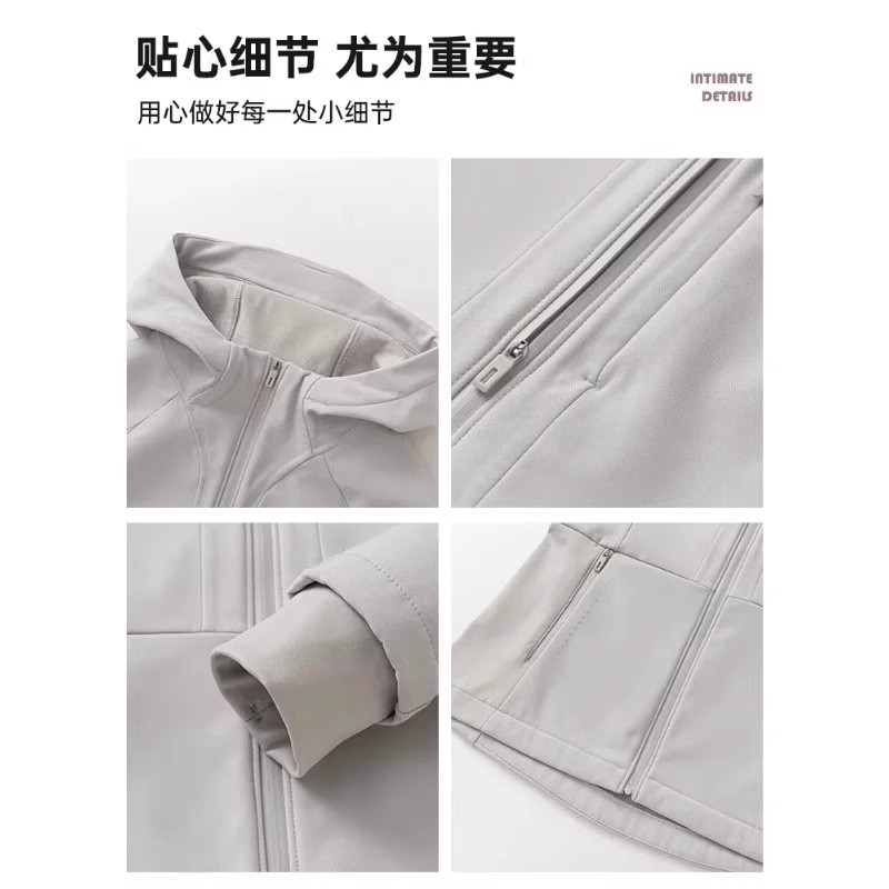 软壳修身冲锋衣外套女款2
