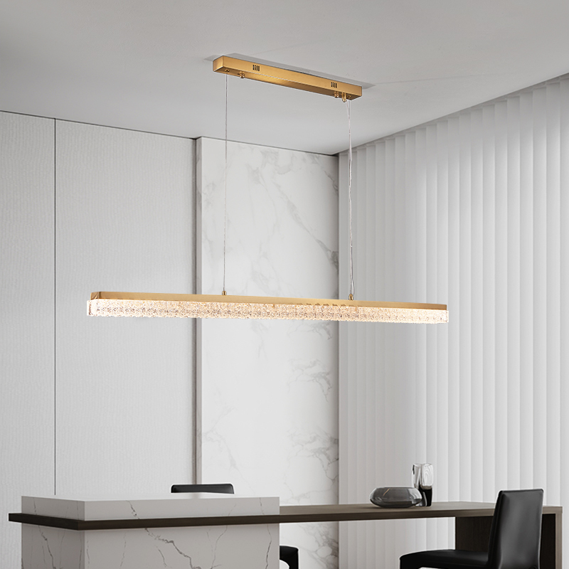 长条吊灯全光谱展厅会所民宿餐厅美容店美发店接待室酒店水晶商用