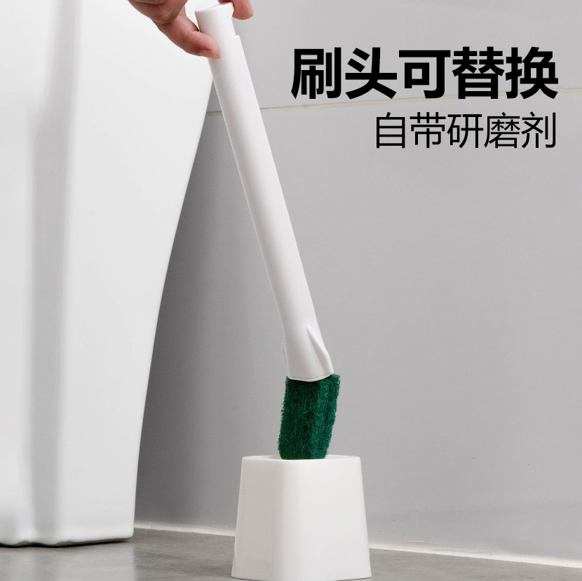 日本lec可抛式马桶刷套装替换刷