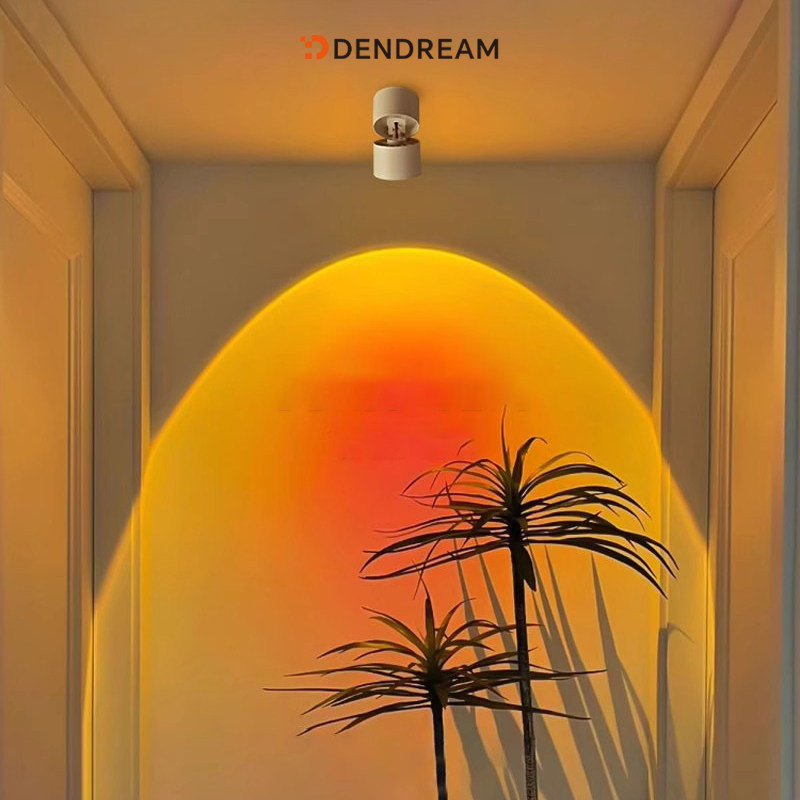 过道玄关网红氛围小山丘夕阳灯图片