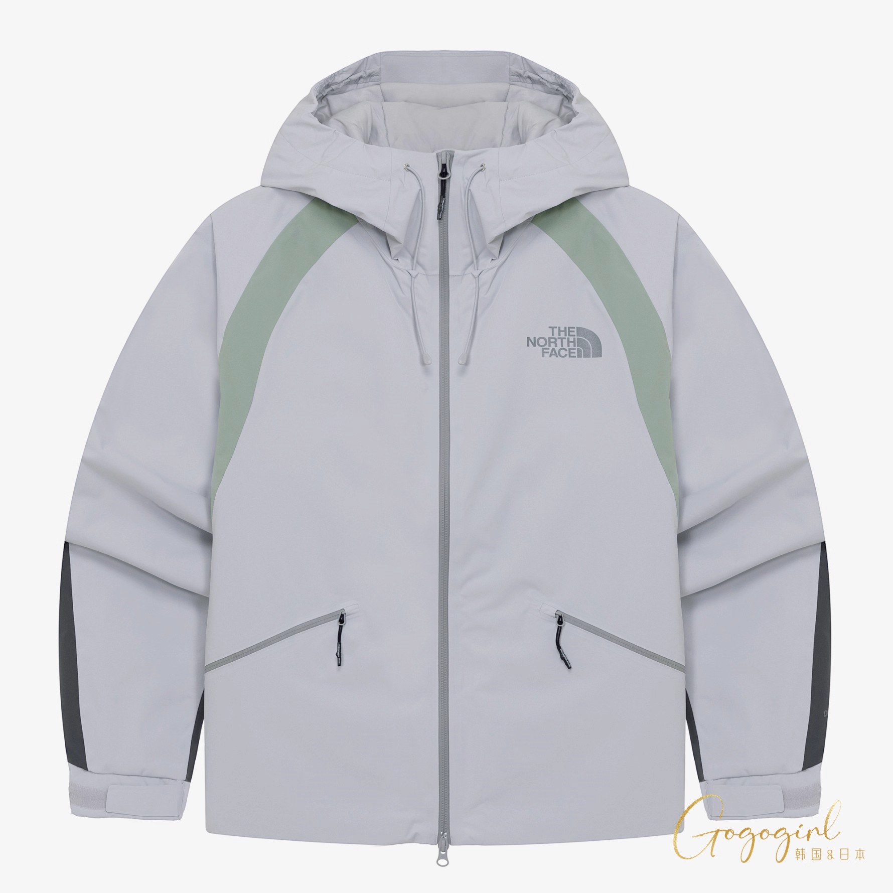 专柜正品韩国白标男女DRYVENT防水棉服夹棉冲锋衣NJ3NQ52