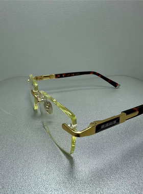 天然竹叶青石头镜东海原矿石真水晶眼镜清凉润目看高清