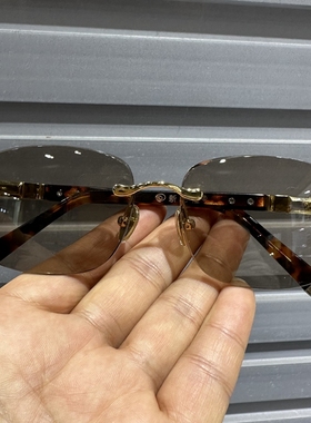 天然水晶石眼镜冰糖色东海原矿老石头养目太阳镜清凉去干涩司机男