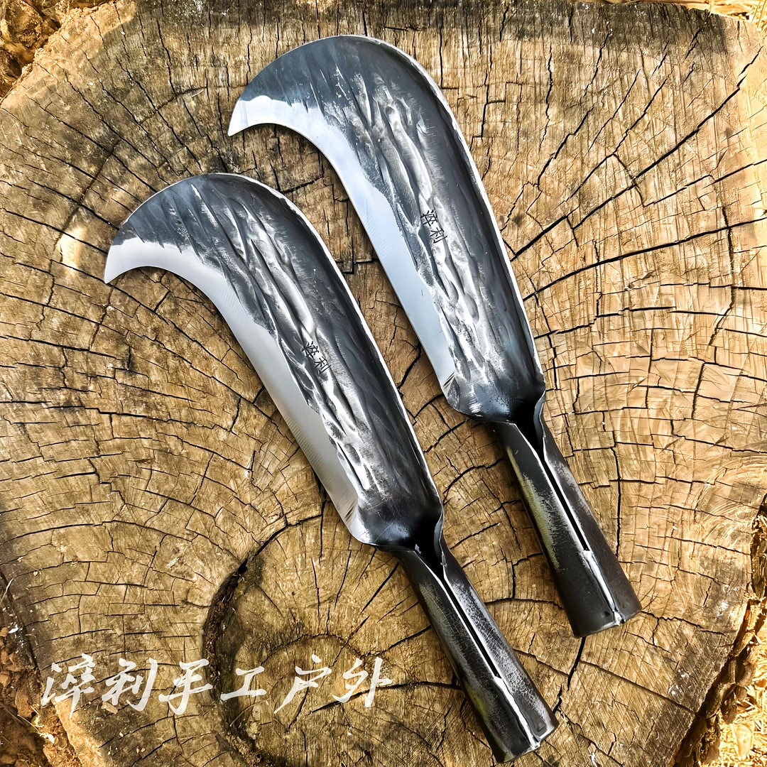 家用弯头砍柴刀高硬度长柄伐木刀