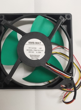 适用松下冰箱风扇 NMB-MAT FBA12J14V 14V0.28A散热风机冷藏冷冻