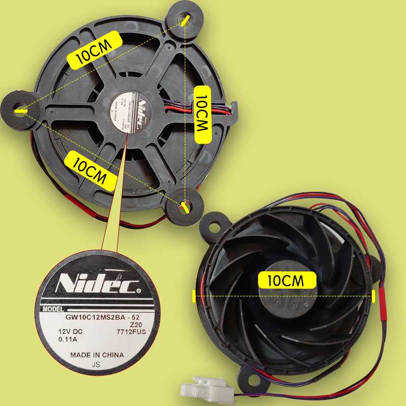 适用海尔冰箱冷藏冷冻风扇风机GW10C12MS2BA-62Z07 12V 0.11A