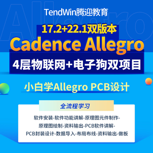 PCB设计教程 PCB培训视频 基于Cadence Allegro软件实际项目