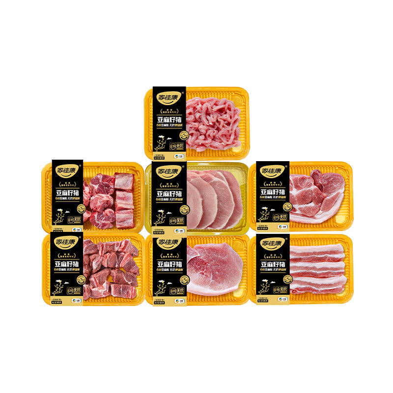 中粮家佳康亚麻籽猪肉礼盒2370g