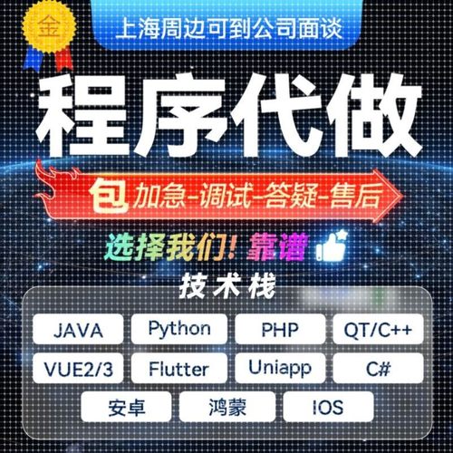 代码编写java程序代做python代编C++/qt设计php二次开发安卓调试