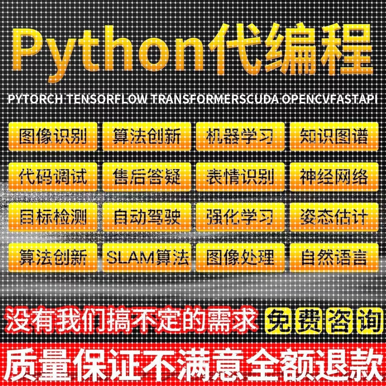 python代码编写深度学习医学图像识别语义分割机器学习强化学习