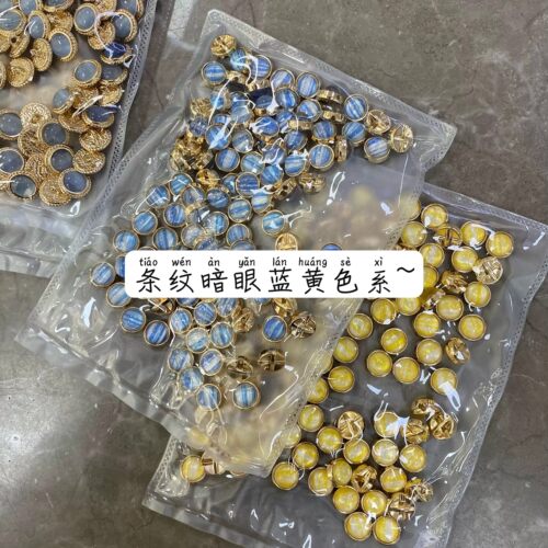 彩色暗眼纽扣高档金属扣子针织开衫女装上衣衬衫连衣裙扣服装配件