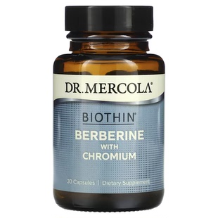 美国品牌Dr. Mercola 多聚烟酸铬/小檗碱Biothin 代谢总开关 30粒