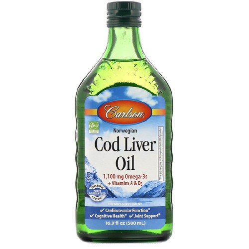 美国品牌Carlson Labs 挪威鳕鱼肝油 500毫升