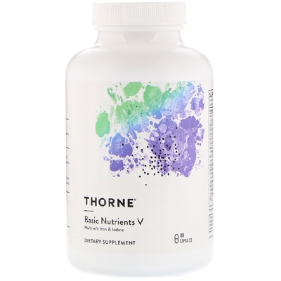 美国品牌Thorne Research 优质综合维生素矿物质/无铁和碘 180粒
