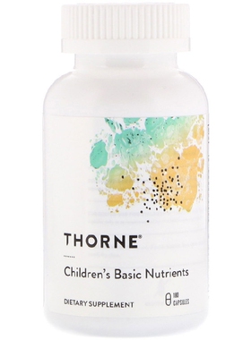 美国品牌Thorne Research 儿童基本营养素/维生素矿物质 180粒