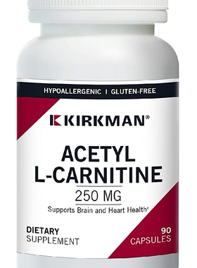 美国品牌Kirkman Labs 乙酰左旋肉碱 250mg/90粒