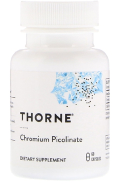 美国品牌Thorne Research 吡啶甲酸铬 糖代谢 60粒