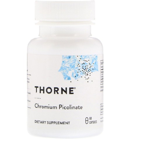 美国品牌Thorne Research 吡啶甲酸铬 糖代谢 60粒