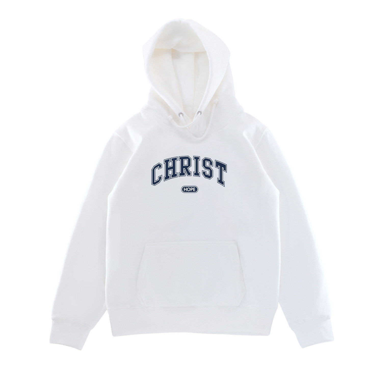 BGPUSK系列美式正肩chic卫衣女秋冬新款复古白色连帽加绒外套衣服