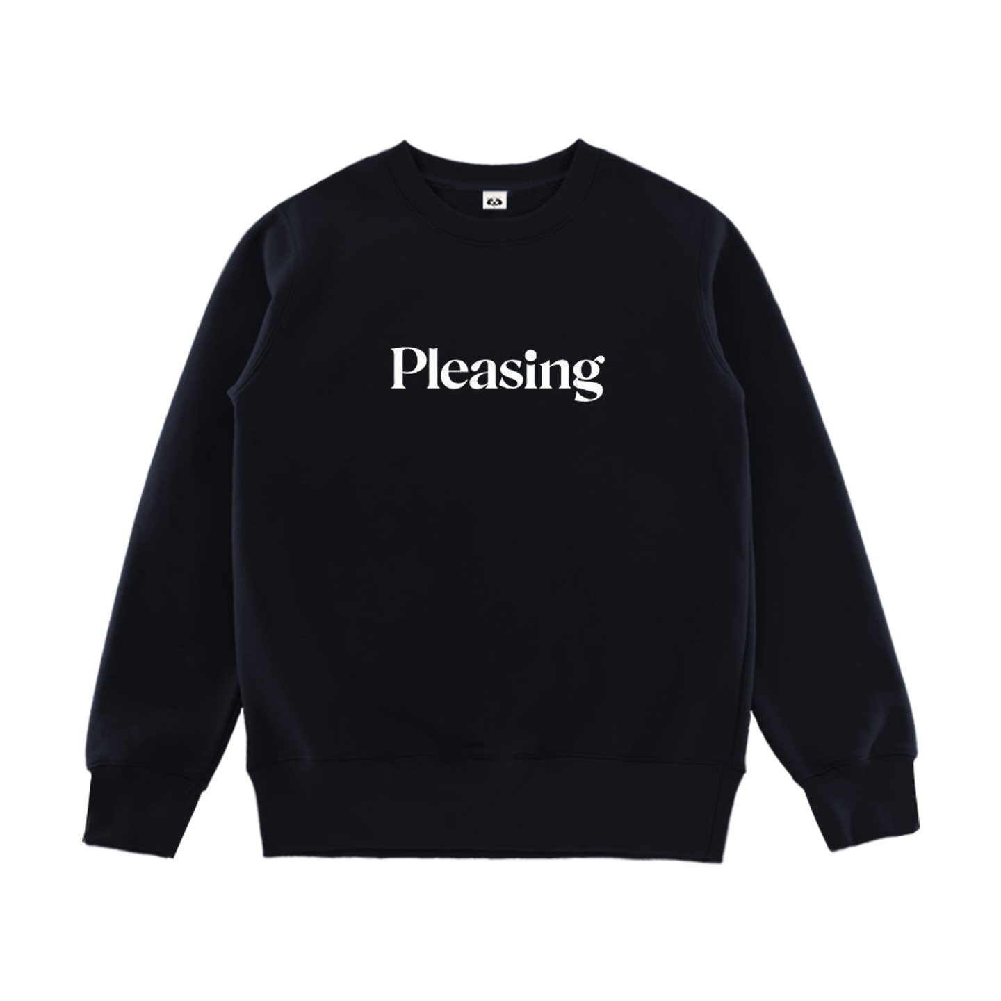 BGPUSK明星jennie同款黑色卫衣女秋冬韩版宽松加绒圆领上衣