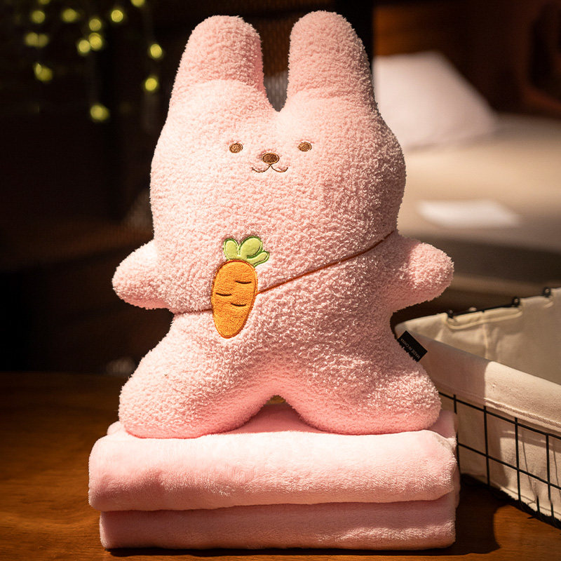 抱枕被子两用毯子二合一折叠靠枕男生款午睡枕头车载汽车沙发靠垫