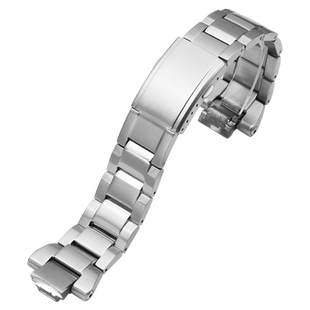 适配G-SHOCK卡西欧手表GST-B400表带不锈钢手表带gstb400配件凸口