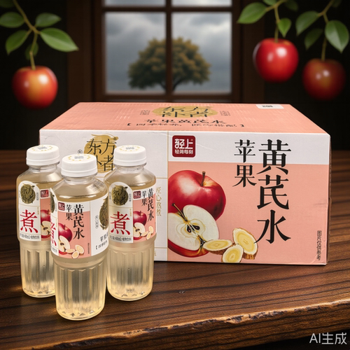 轻上东方补者苹果黄芪水饮料茶