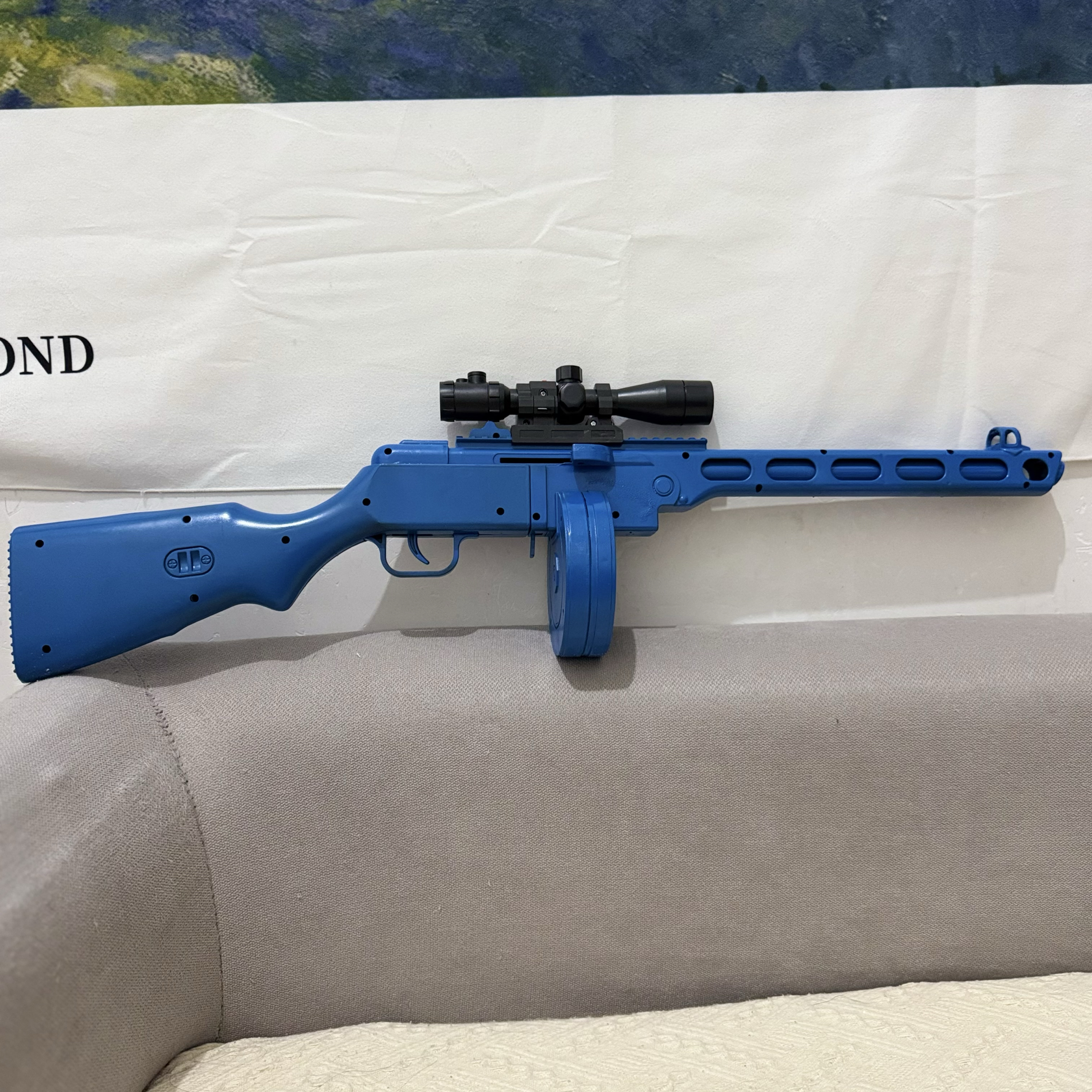 苏联波波沙冲锋枪二战zui强ppsh41儿童玩具模型道具cos摆件